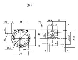 FLANGIA USCITA F I/MI 30