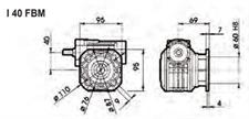 FLANGIA LATERALE FBM MI/MU 40 (FA)