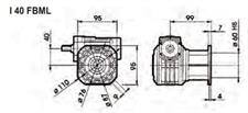 FLANGIA LATERALE FBML MI/MU 40 (FB)