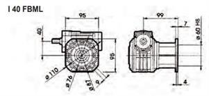 FLANGIA LATERALE FBML MI/MU 40 (FB)