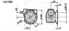 FLANGIA LATERALE FBR MI/MU 40