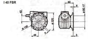 FLANGIA LATERALE FBR MI/MU 40