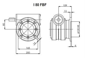 FLANGIA FBF MI80