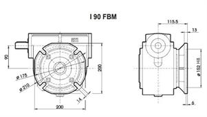 FLANGIA FBM MI/MU 90