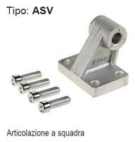 FISSAGGIO ALL.CON VITI TIPO ASV PER CIL.D40 AMA
