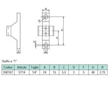 STAFFA A T 1/4