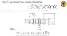 CATENA ZMC P.35 PERNI SPORGENTI ZN(€/ROTOLO MT.5)