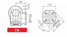 FLANGIA LATERALE FA BASSA VSF 50