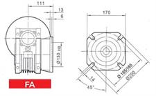 FLANGIA LATERALE FA ALTA VSF 75