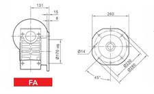 FLANGIA LATERALE FA BASSA VSF 110