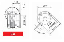 FLANGIA LATERALE FA VSF 90