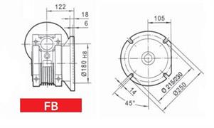 FLANGIA LATERALE FB VSF 90