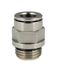 RACCORDO DRITTO OTTONE NICHELATO M6x6