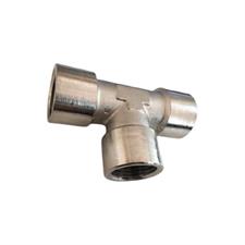 RACCORDO T - F/F/F OTTONE NICHELATO 3/8