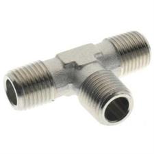 RACCORDO T - M/M/M OTTONE NICHELATO 3/8