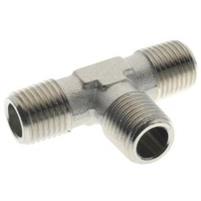 RACCORDO T - M/M/M OTTONE NICHELATO 1/2