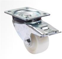 RUOTA BARRACUDA D.75 PIASTRA GIREVOLE+FRENO